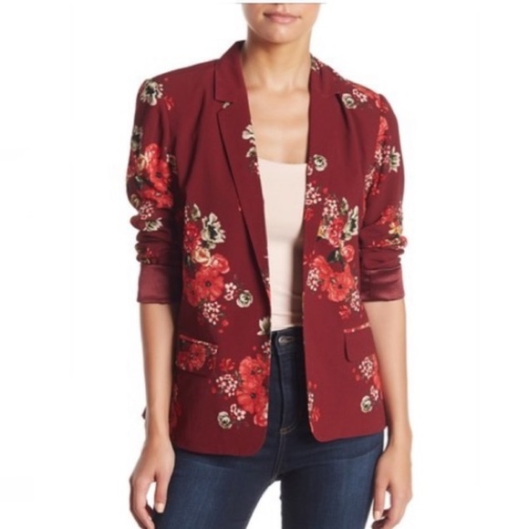 Nordstrom Jackets & Blazers - Nordstrom DR2 Burgundy Blazer - NWT Poly/Spandex M